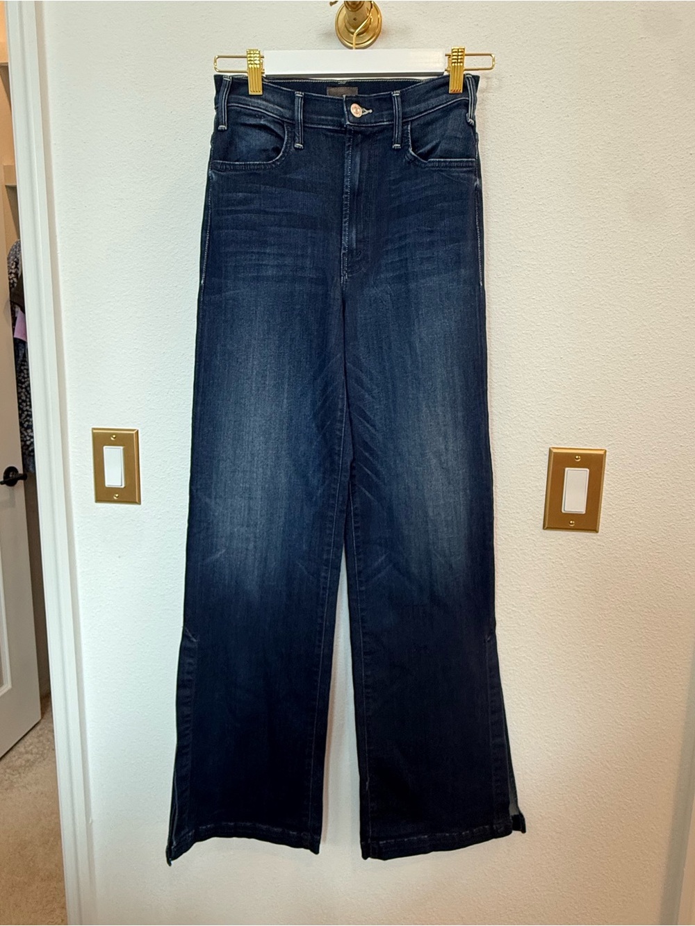 New! MOTHER the Hustler sidewinder jeans size 27